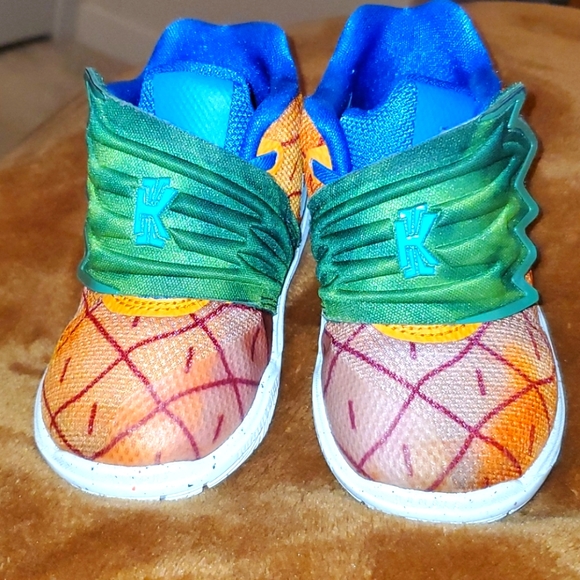 Nike | Shoes | Nike Kyrie 5 Spongebob Pineapple Shoes In Kids 8c | Poshmark